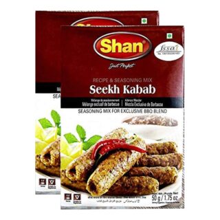 Shan Seekh Kabab Masala, 1.76 oz ℮ 50 g, 2 Pack
