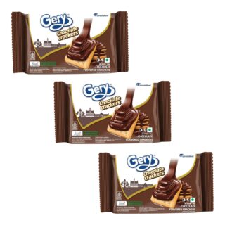 Gery Chocolate Flavored Crackers, Imported, Pack of 3 Each 100g
