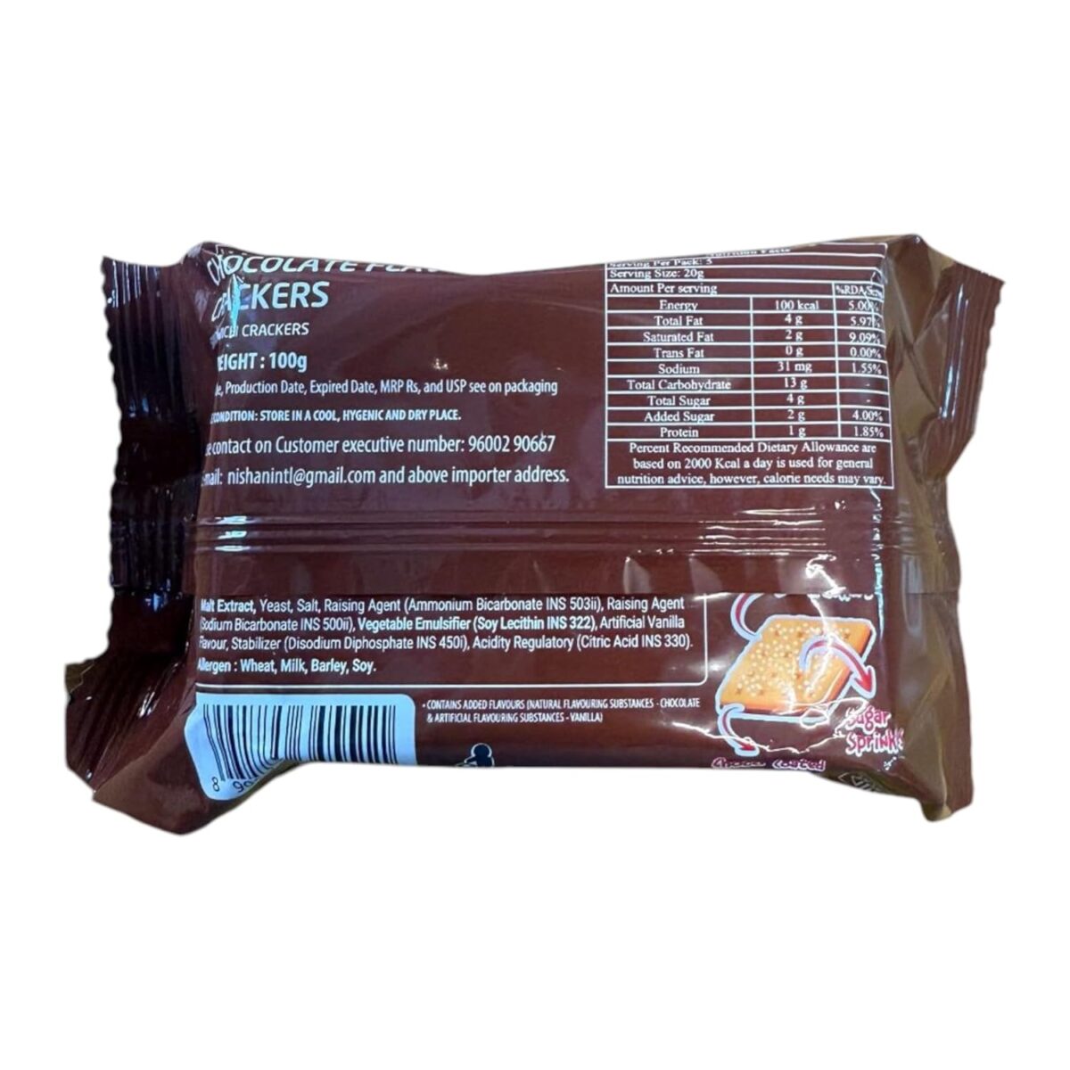 Gery Chocolate Flavoured Crackers, Imported, Pack of 3 Each 100g  Amazon.in Grocery & Gourmet Foods - Image 10