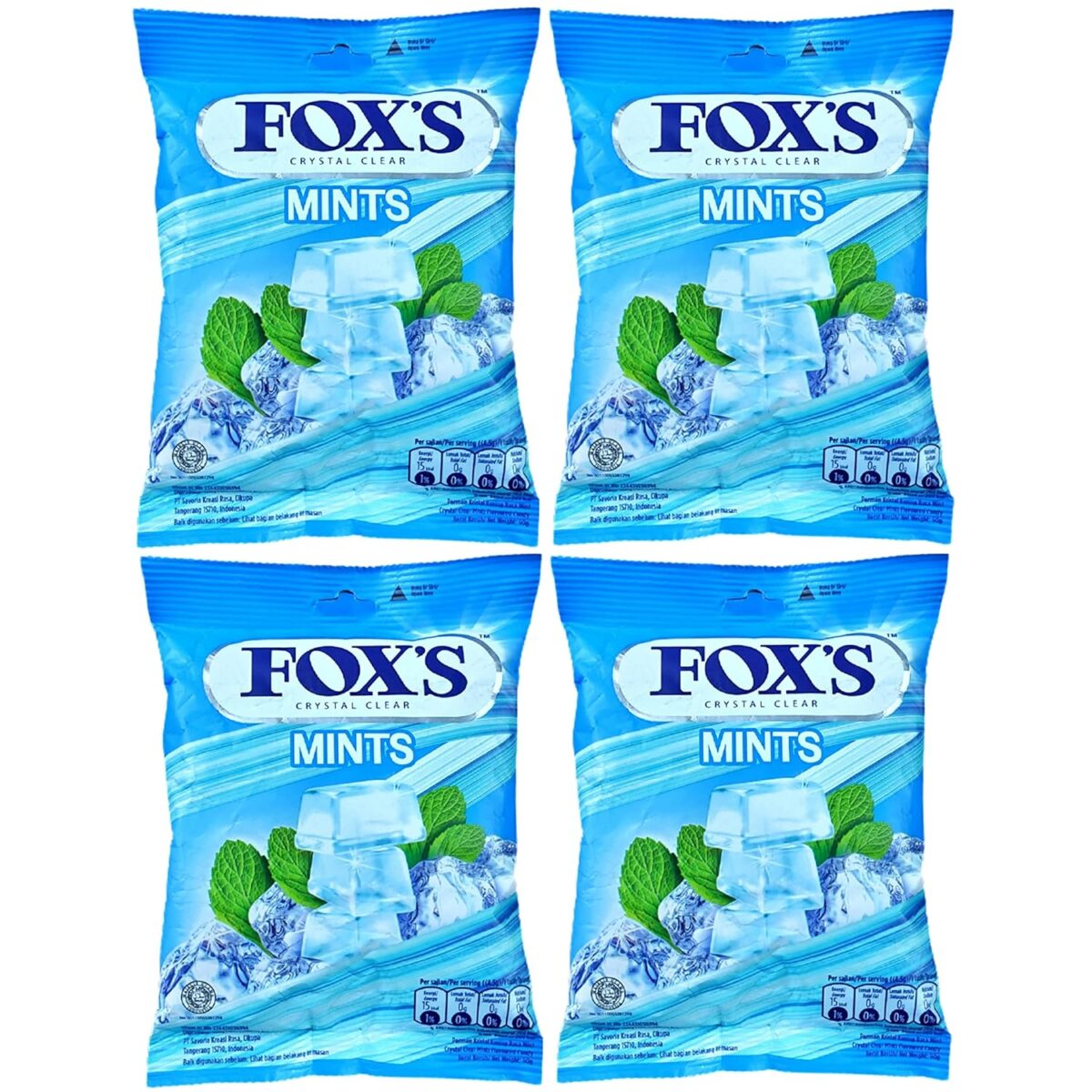 Fox's Crystal Clear Mints 90gms- Pack of 4  Amazon.in Grocery & Gourmet Foods - Image 3